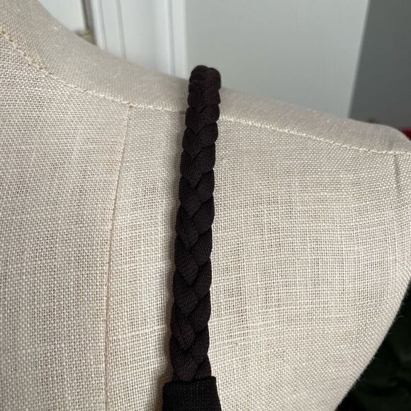 New York & Company Womens Babydoll Tank XL Dark Brown Retro Bronze Stud Mozaic - Picture 4 of 8